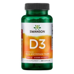 Swanson Vitamin D-3, 2000 IU - 250 caps