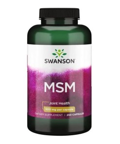 MSM, 500mg - 250 caps