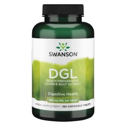 Swanson DGL, 385mg - 180 chewable tablets