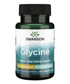 Glycine, 500mg - 60 vcaps