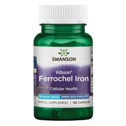 Swanson Albion Ferrochel Iron, 18mg - 180 caps
