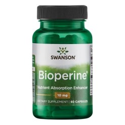 Swanson Bioperine, 10mg - 60 caps