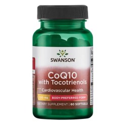 Swanson CoQ10, 100 mg (with 10mg Tocotrienols) - 60 softgels