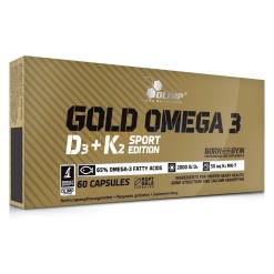 Olimp Nutrition Gold Omega 3 D3 + K2 Sport Edition - 60 caps