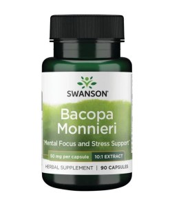 Bacopa Monnieri 10:1 Extract, 50mg - 90 caps