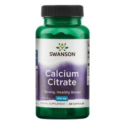 Swanson Calcium Citrate, 200mg - 60 caps