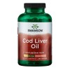 Swanson Cod Liver Oil, 700mg Double-Strength - 250 softgels