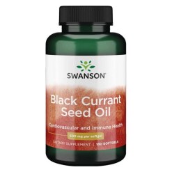 Swanson Black Currant Seed Oil, 500mg - 180 softgels