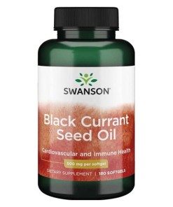 Black Currant Seed Oil, 500mg - 180 softgels