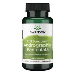 Swanson Full Spectrum Andrographis Paniculata, 400mg - 60 caps