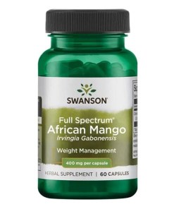 Full Spectrum African Mango (Irvingia Gabonensis), 400mg - 60 caps