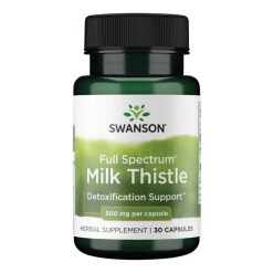 Swanson Full Spectrum Milk Thistle, 500mg - 30 caps