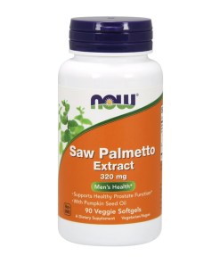 Saw Palmetto Extract with Pumpkin Seed Oil, 320mg - 90 veggie softgels