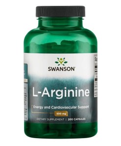 L-Arginine, 500mg - 200 caps