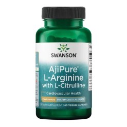 AjiPure L-Arginine with L-Citrulline - 60 vcaps