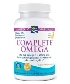 Complete Omega, 565mg Lemon - 60 softgels