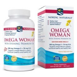 Nordic Naturals Omega Woman, 500mg - 120 softgels