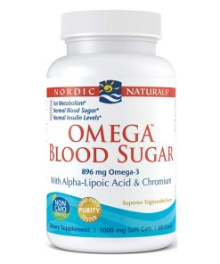 Omega Blood Sugar, 896mg - 60 softgels