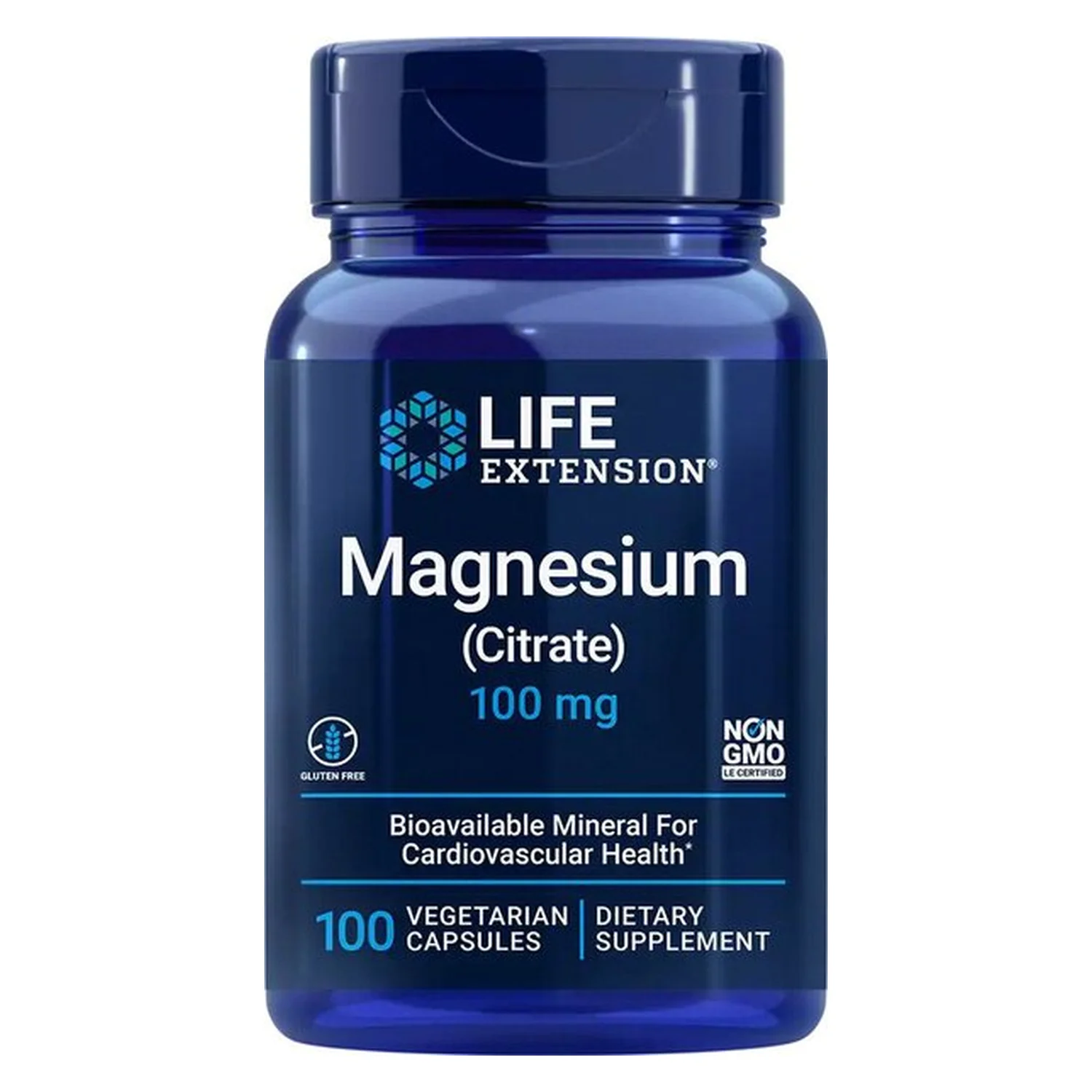 Life Extension Magnesium (Citrate), 100mg - 100 vcaps