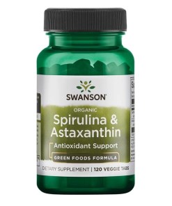 Spirulina & Astaxanthin - 120 veggie tablets