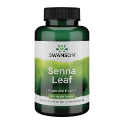 Swanson Senna Leaf, 500mg - 100 caps