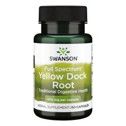 Swanson Full Spectrum Yellow Dock Root, 400mg - 60 caps