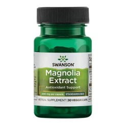 Swanson Magnolia Extract, 200mg - 30 vcaps