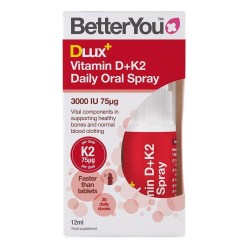 DLux+ Vitamin D+K2 Daily Oral Spray - 12 ml.