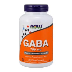 GABA, 750mg - 200 vcaps