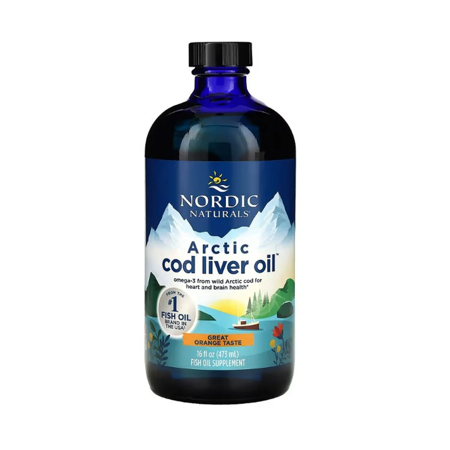 Nordic Naturals Arctic Cod Liver Oil, 1060mg Orange - 473 ml.