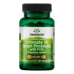 Dr. Stephen Langer's Ultimate 16 Strain Probiotic with FOS, 3.2 Billion CFU - 60 vcaps
