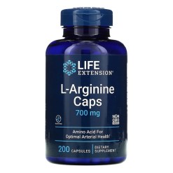 Life Extension L-Arginine Caps, 700mg - 200 caps