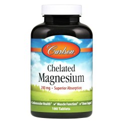 Chelated Magnesium, 200mg - 180 tablets