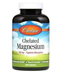 Chelated Magnesium, 200mg - 180 tablets