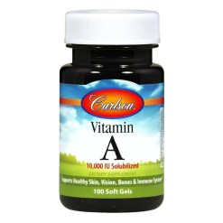 Vitamin A Solubilized, 10 000 IU - 100 softgels