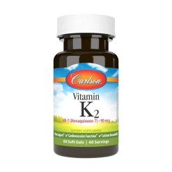 Carlson Labs Vitamin K2 MK-7, 90mcg - 60 softgels