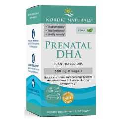 Nordic Naturals Prenatal DHA Vegan, 500mg - 60 softgels