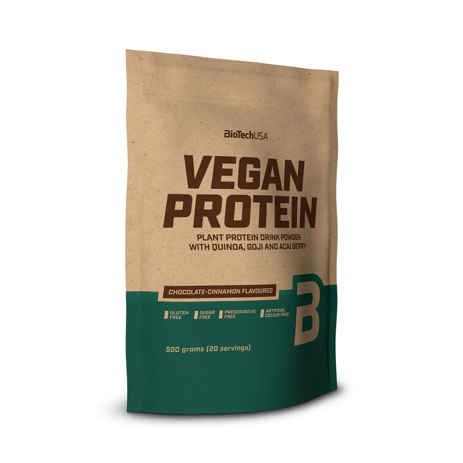 BioTechUSA Vegan Protein, Chocolate-Cinnamon - 500 grams