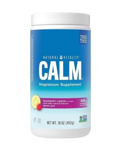 Natural Calm, Raspberry Lemon - 453 grams