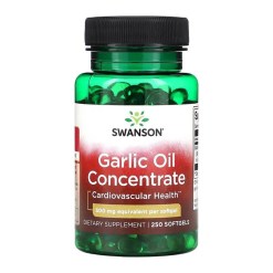 Swanson Garlic Oil Concentrate, 500mg - 250 softgels