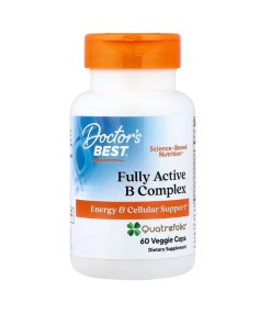 Fully Active B-Complex with Quatrefolic - 60 vcaps