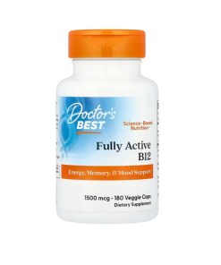 Fully Active B12, 1500mcg - 180 vcaps