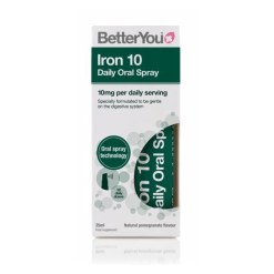 Iron 10 Daily Oral Spray (10mg), Pomegranate - 25 ml.
