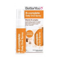 B-complete Daily Oral Spray, Natural Peach, Plum & Raspberry - 25 ml.
