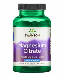 Magnesium Citrate, 225mg Super-Strength - 240 tablets