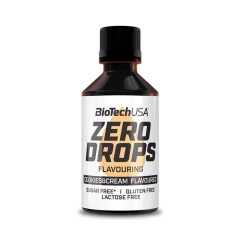 BioTechUSA Zero Drops, Cookies & Cream - 50 ml.