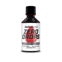 BioTechUSA Zero Drops, Strawberry - 50 ml.
