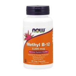 NOW Foods Methyl B-12, 5000mcg - 90 vcaps
