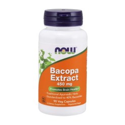 NOW Foods Bacopa Extract, 450mg - 90 vcaps