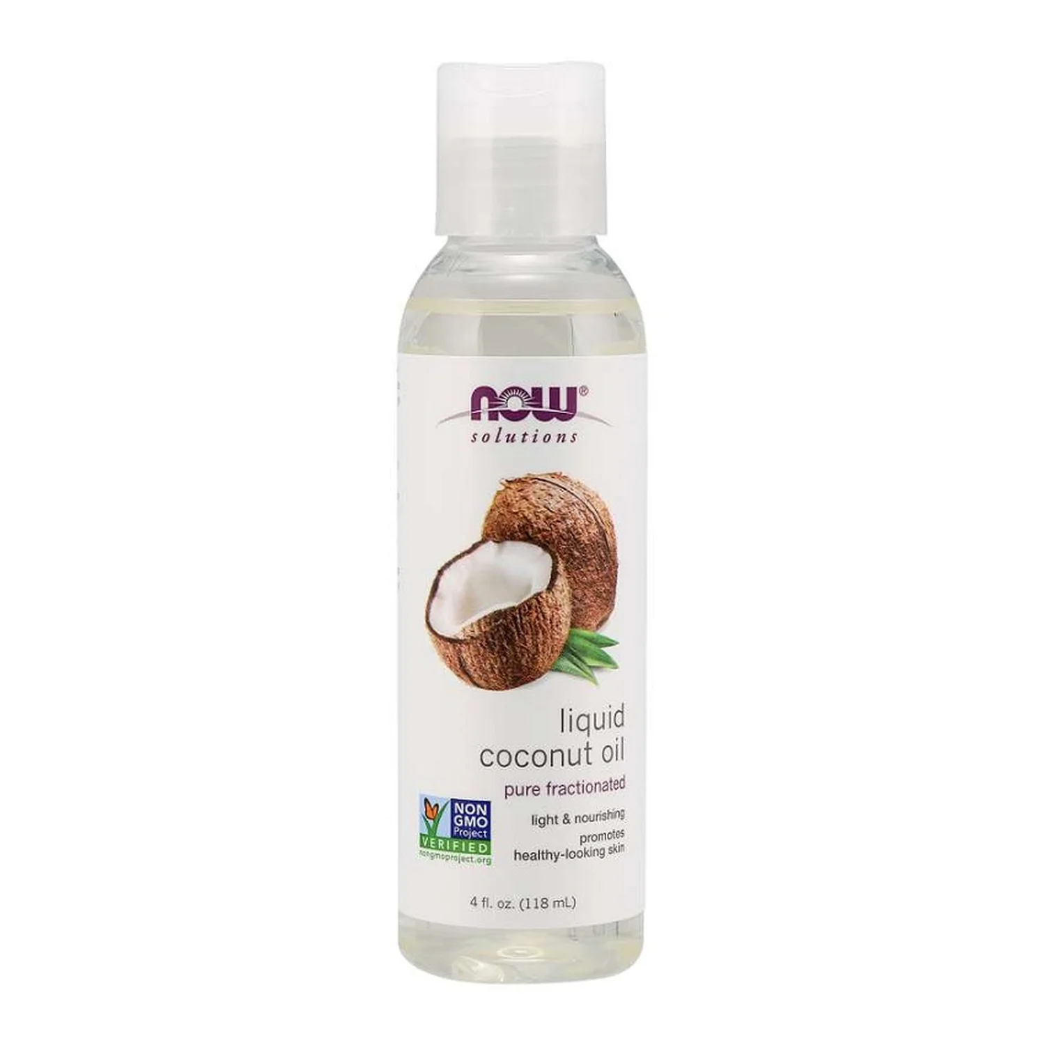 Coconut Oil, Liquid Pure Fractionated - 118 ml.